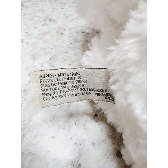 Hugfun International‎ White Snowflake Teddy Bear 17" Plush Blue Hat Scarf Toy - Picture 5 of 10